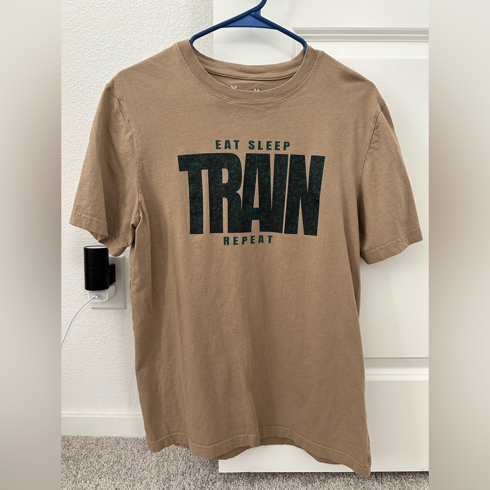 Xersion Tan 'Eat Sleep Train Repeat' Tee